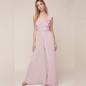 Astr the label pink jumpsuit